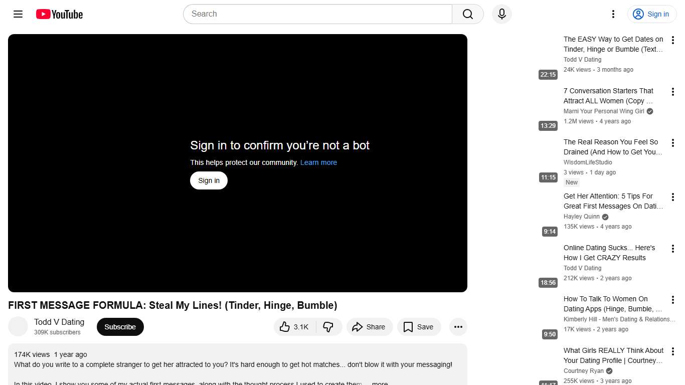 FIRST MESSAGE FORMULA: Steal My Lines! (Tinder, Hinge, Bumble) - YouTube
