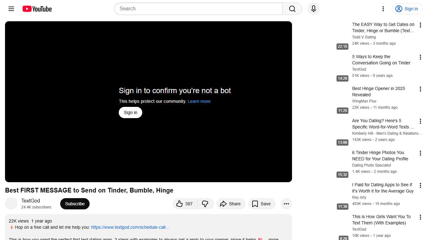 Best FIRST MESSAGE to Send on Tinder, Bumble, Hinge - YouTube